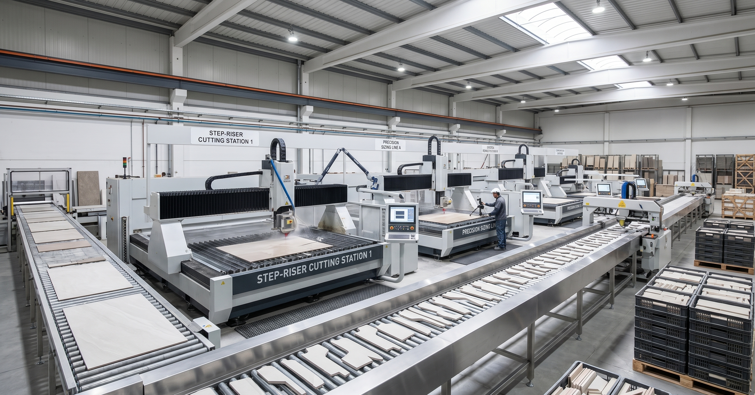 OM Stepriser manufacturing facility in Morbi, Gujarat