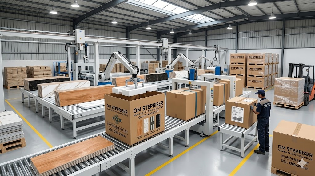 OM Stepriser safe packing process